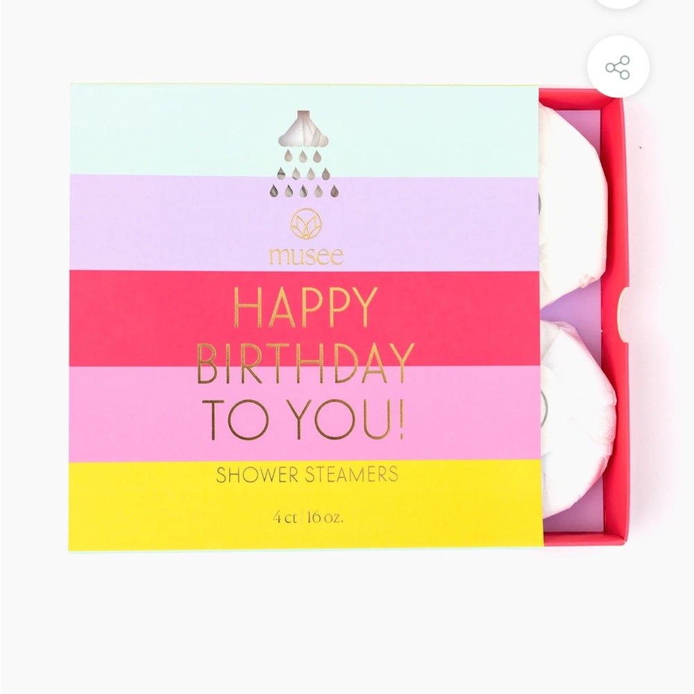 SHOWER STEAMERS HAPPY BIRTHDAY